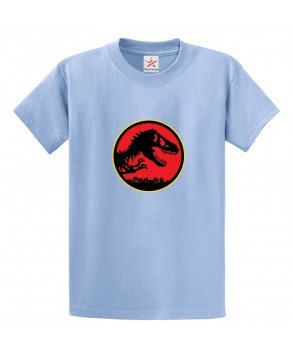 Dinosaur Park Classic Unisex Kids and Adults T-Shirt for Horror Movie Fans